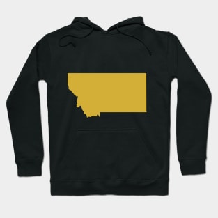 Montana state map Hoodie